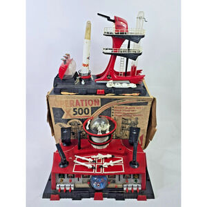 Vintage Deluxe Reading Operation X-500 Base Defense Missile Playset w Box READ